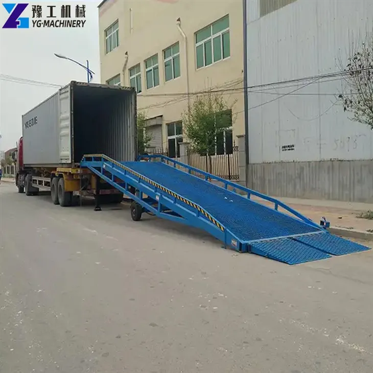 Mobile Ramp For Unloading Trucks
