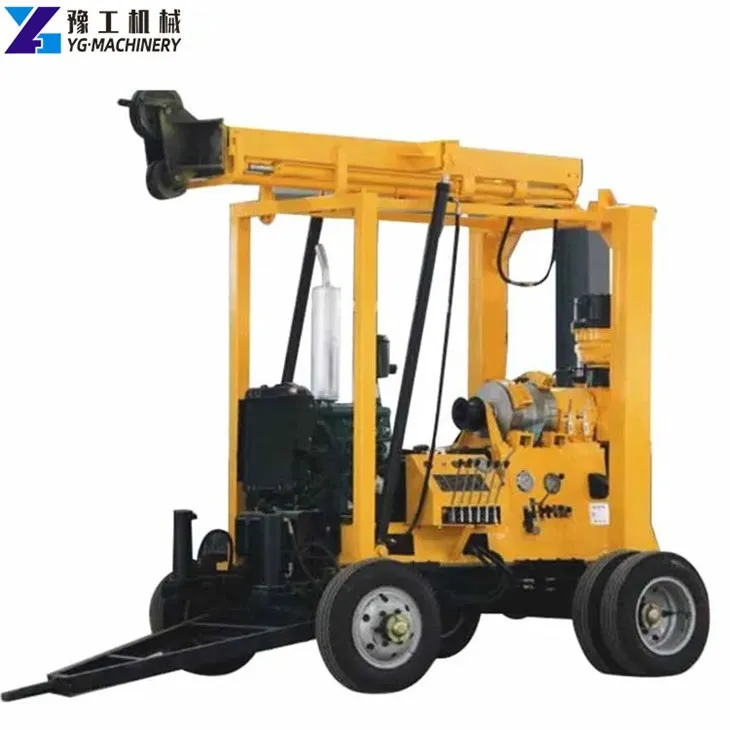 Trailer Mounted Water Well Drilling Rig